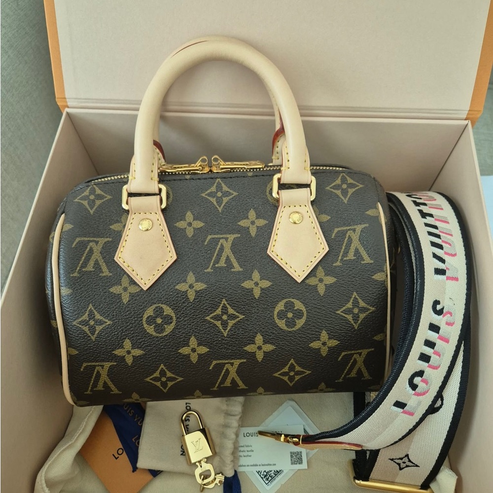 Louis Vuitton Mini Monogram Brown and Tan Bag